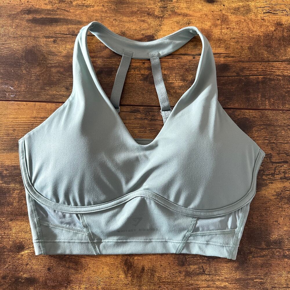 Gymshark Whitney Simmons sports medium bra jade green fitness gym